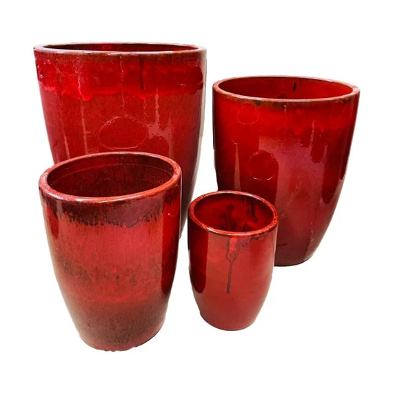 Óriás kaspó szett kül-, beltéri, fagyálló 56x70, 48x60, 38x50, 28x37, 20x26 cm S/5