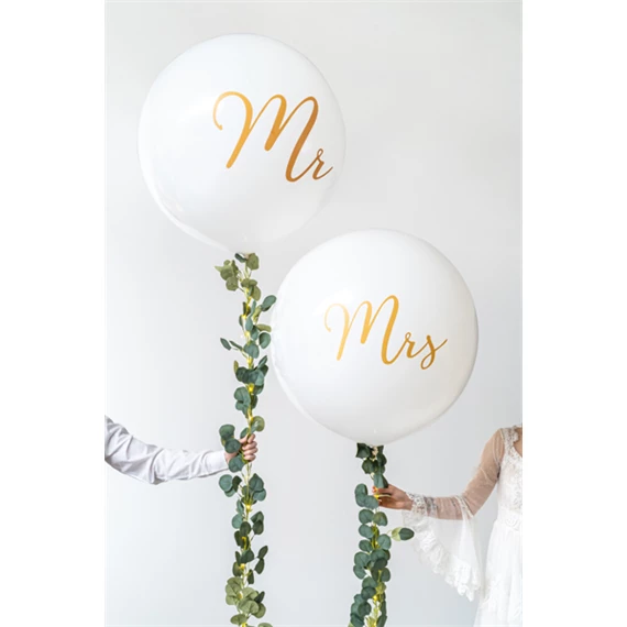 Óriás lufi 1 m mr fehér