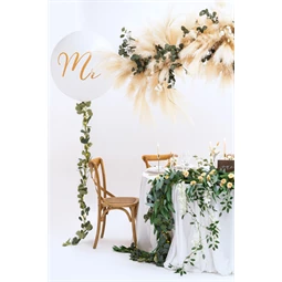 Óriás lufi 1 m mr fehér