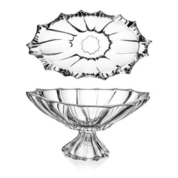 Ovális tál talpas PLANTICA 36,5 cm