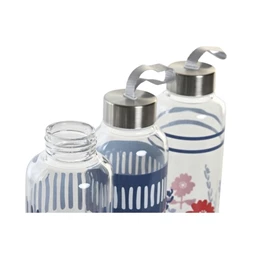 Palack 6,5x6,5x23 cm 550 ml 3 féle