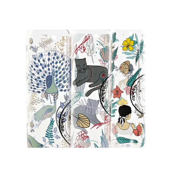 Palack 6,5x6,5x23 cm 550 ml 3 féle