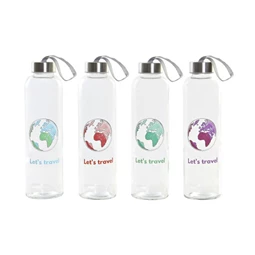 Palack 7x7x24 cm 600 ml 4 féle