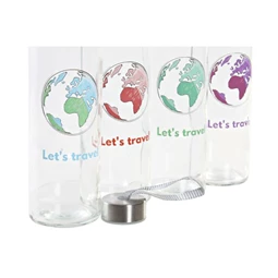 Palack 7x7x24 cm 600 ml 4 féle