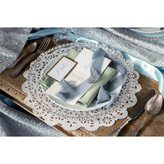 Papír alátét csipke 35,5 cm fehér S/50