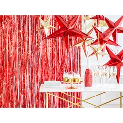 Papír csillag 30 cm piros