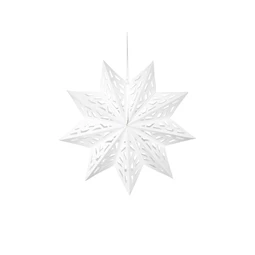 Papír csillag 50 cm fehér