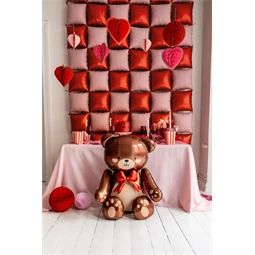 Papír méhsejt dekorációk szívek, mix, 20-30 cm S/3