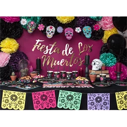 Papírgömb pompom világos rózsaszín 25 cm