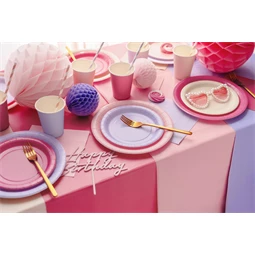 Papírtányér 18 cm bézs S/6