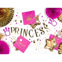 Papírtányér csillag arany 18 cm S/6