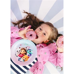 Papírtányérok Gabby babaháza, mix, 23 cm S/6