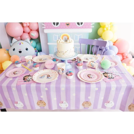 Papírtányérok Gabby babaháza, mix, 23 cm S/6