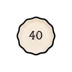 Papírtányér Hello 40, mix, 18 cm S/6