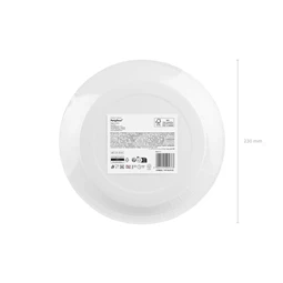 Papírtányérok sötétzöld 23 cm S/6