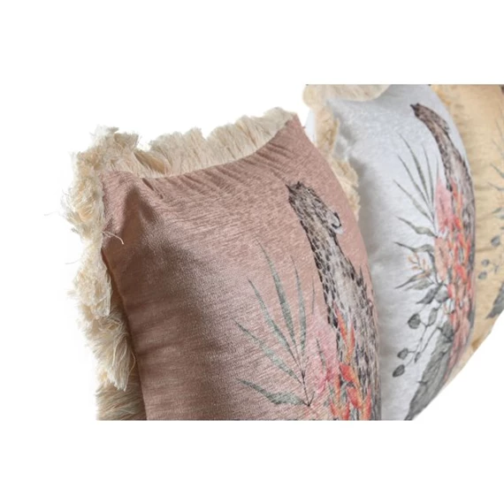 Párna leopárd mintás 45x15x45 cm 3 féle