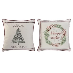 Párnahuzat karácsonyi 45x1x45 cm 2 féle
