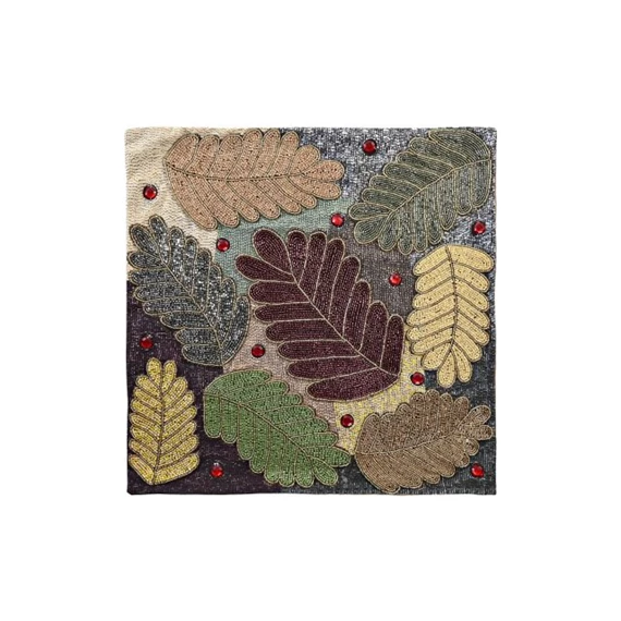 Párnahuzat leveles 50x1x50 cm