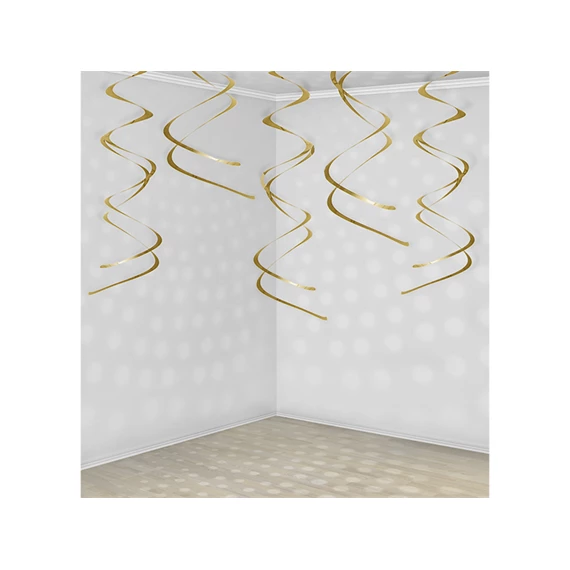 Party dekor lógó arany papír 60 cm S/5