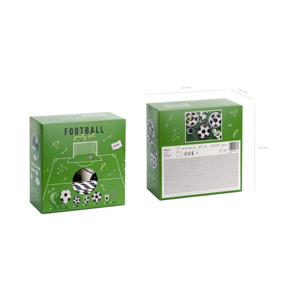 Party dekorációs készlet - foci, mix S/60