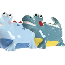 Persely krokodil 16x9x9 cm 2 féle