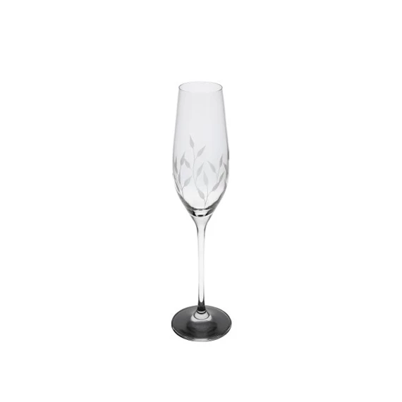 Pezsgős pohár Swarovski kristállyal 210 ml 26,3x6,6 cm S/2