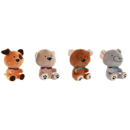 Plüss állatok 10x10x14 cm 4 féle