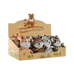 Plüss állatok 10x8x14 cm 4 féle