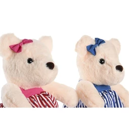 Plüss medve 13x13x30 cm 2 féle