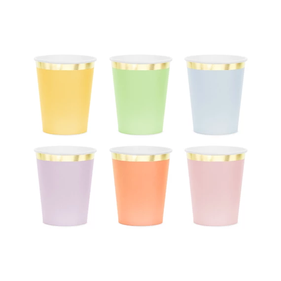 Papírpohár mix 220 ml S/6