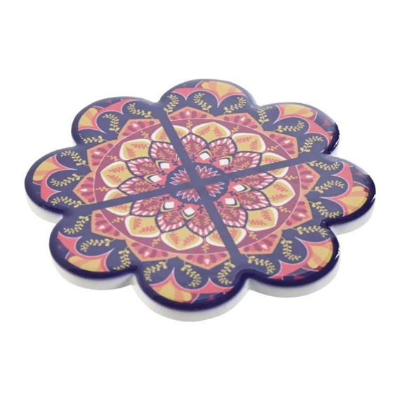 Poháralátét Mandala 11,5x11,5x0,5 cm 12 féle