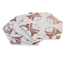 Poháralátét szett 10,8x10,8x0,7 cm S/4