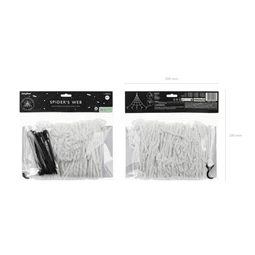 Pókháló dekoráció fehér 5x4 m