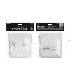 Pókháló halloween, fehér, 200 g