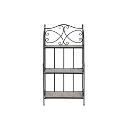 Polc kovácsoltvas, mozaik mintával 54x29x121 cm