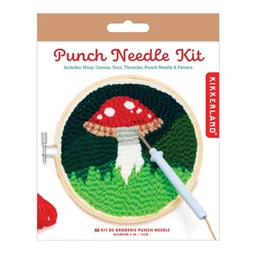 Punch Needle hímzőtoll készlet, gomba 16 cm