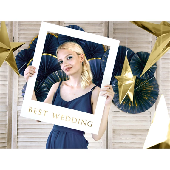 Selfie fotókeret készlet - legjobb esküvő 50x59,5 cm