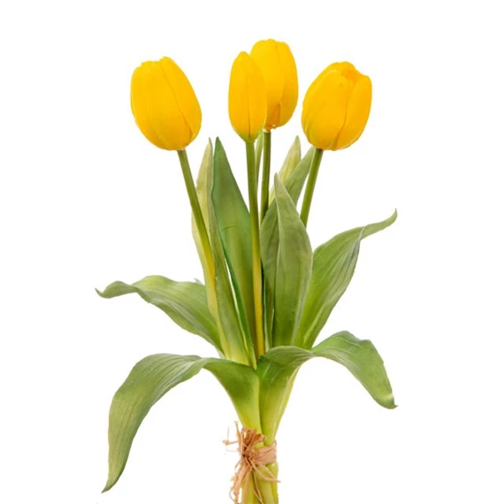 Selyemvirág Tulipán csokor 35 cm