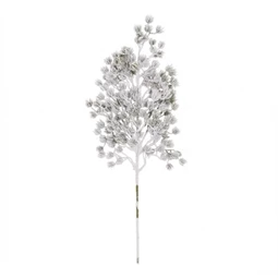Selyemvirág ág cédrus, havas 62 cm