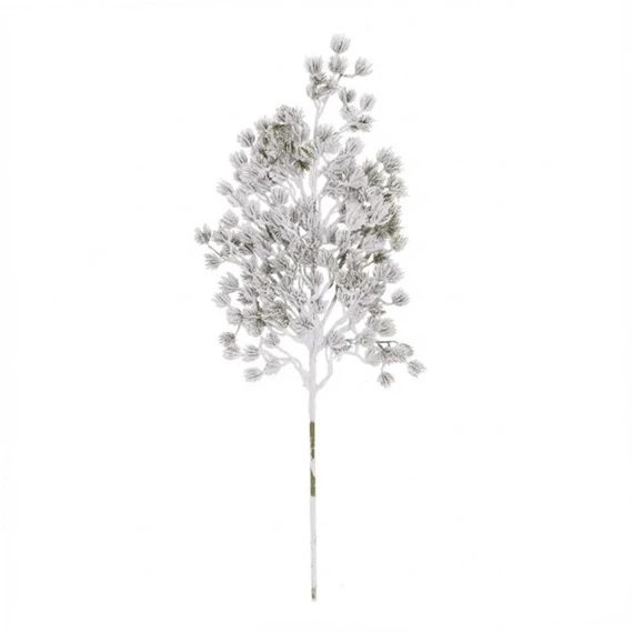 Selyemvirág ág cédrus, havas 62 cm