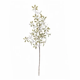 Selyemvirág ág fagyöngy, glitteres 87 cm