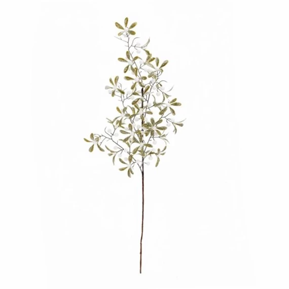 Selyemvirág ág fagyöngy, glitteres 87 cm