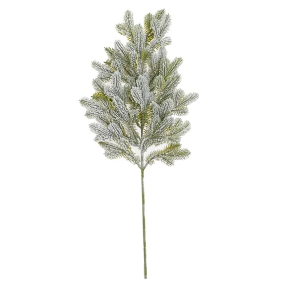 Selyemvirág ág fenyő, havas 65 cm