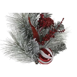 Selyemvirág ág havas, bogyós 25x12x56 cm