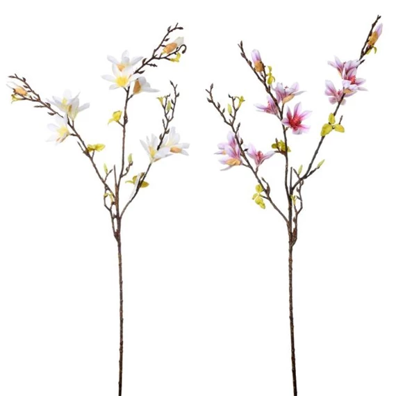 Selyemvirág ág magnólia 86 cm 2féle