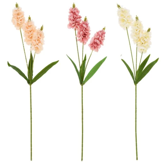 Selyemvirág ág nyári viola 76 cm 3féle