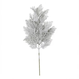 Selyemvirág ág thuja, havas 65 cm