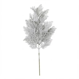 Selyemvirág ág thuja, havas 65 cm