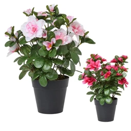 Selyemvirág azálea cserépben 9x26 cm 