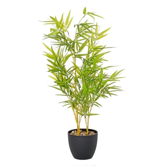Selyemvirág bambusz cserépben 80 cm